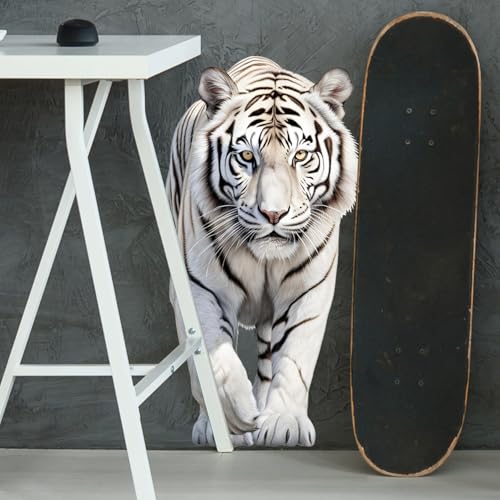 Vinilo decorativo Tigre Blanco con efecto 3D removible miniatura 4