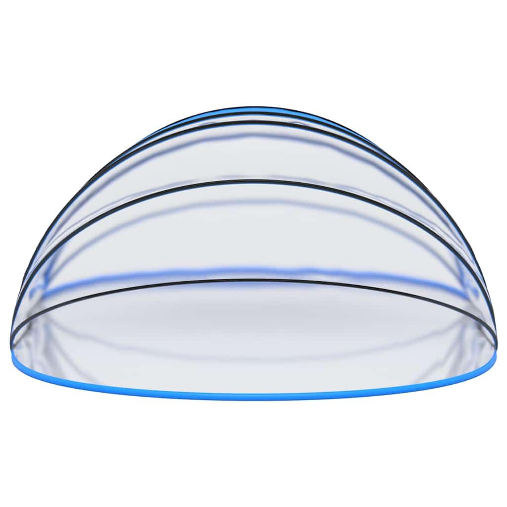 Piscina a cupola ovale, 620 x 410 x 210 cm, in PVC con telaio in fibra di vetro, copertura impermeabile per piscina fuori terra fino a 5 m, con porte arrotolabili, protezione UV