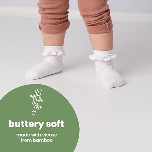 Miniatura 4 de squid socks Calcetines de viscosa de bambú 0-6M, 6-12M, 12-24M y 2T-3T Calcetines que se mantienen puestos