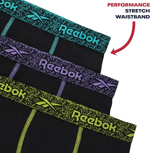 Reebok Boys Boxer Briefs - 3 Pack Performance Underwear Boxers, 5" Inseam - image 5