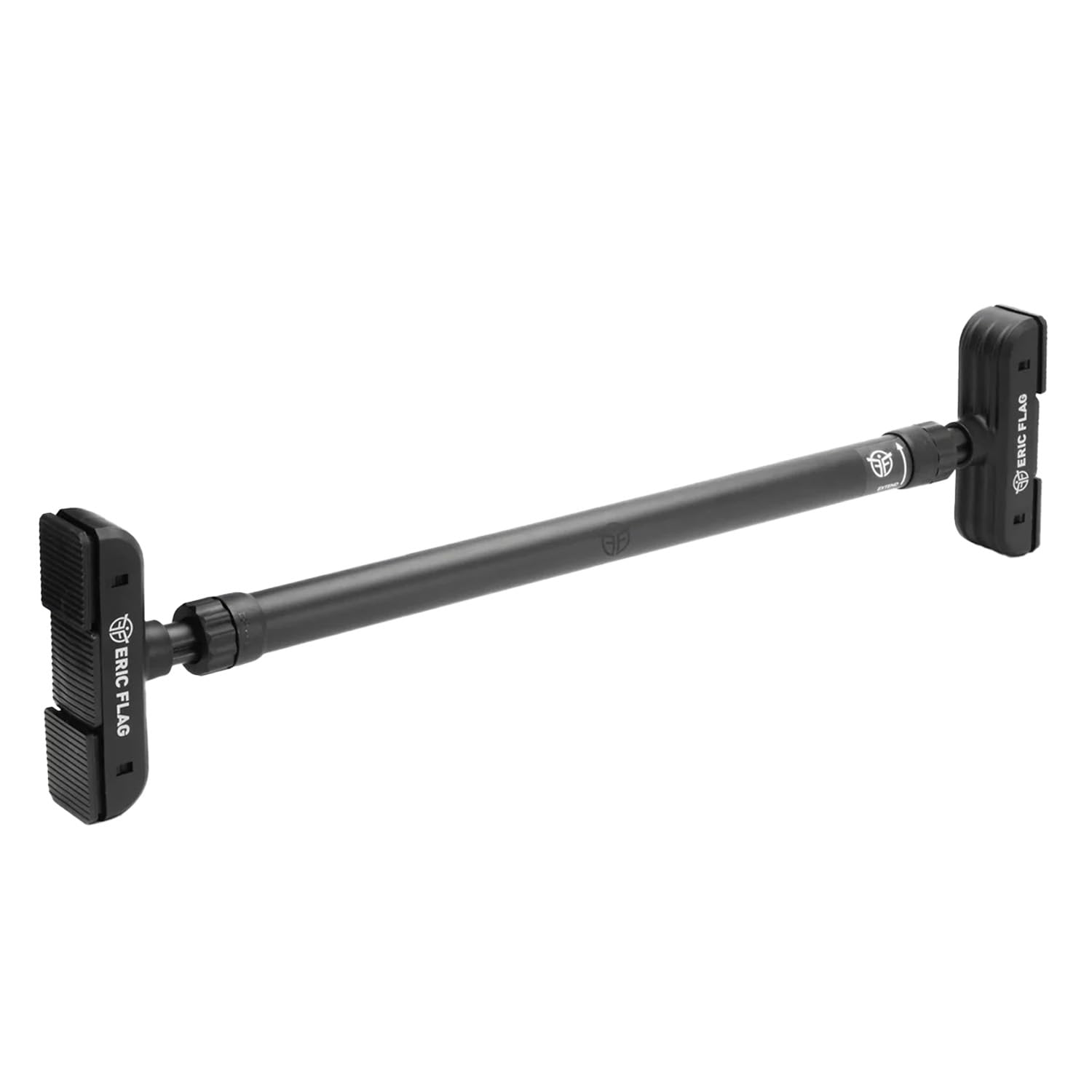 ERIC FLAG Barra per Trazioni da Porta senza Viti | Sbarra per Trazioni Regolabile 72-95 cm, Supporta fino a 200 kg | Sistema di Bloccaggio Sicuro, Livelle a Bolla Integrate | Ideale per Home Gym