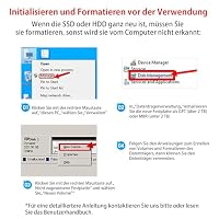 ELUTENG M.2 PCIe X4 NVMe Adapter, Aluminium-Kühlkörper-Lösung, NVMe PCI-Express SSD Erweiterungskarte unterstützt PCIE 3.0 4.0 und X4 X8 Steckplätze für M Key/B&M Key 2230 2242 2260 2280 SSD – Ansicht 7