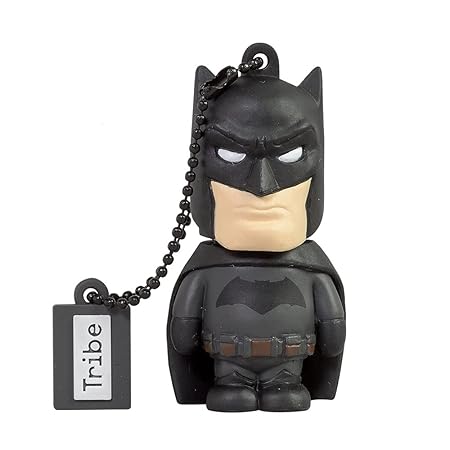 TRIBE DC Comics Batman Merchandise 16GB USB Flash Drive and Keyring Holder (Multicolour)