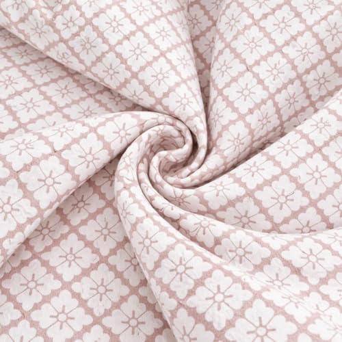 Image of HOMETHREADS Stretchable Elastic Jacquard Chair Seat Cover | Removable, Washable & Durable Chair Protector | Ideal for Dining Room, Kitchen, Restaurant & Party Chairs (F Pink, Pack of 6)