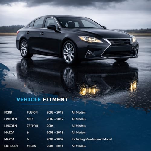 Image of Detroit Axle - Front Brake Kit for Ford Fusion Mazda 6 Lincoln MKZ Zephyr