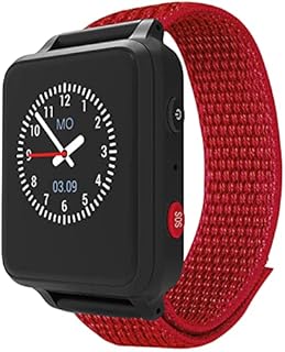 ANIO 5 (rot) Edition 2022" - Telefon Uhr für Kinder - Anrufe, Nachrichten, Schulmodus, SOS Funktion, GPS, Schrittzähler, Wetter, Abschaltbare Ortung, DSGVO konform, Server & App Made in Germany