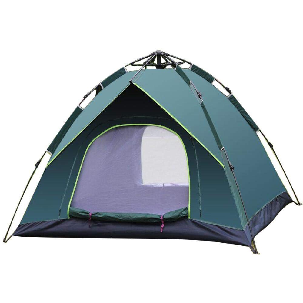 llv Tente de camping automatique à ouverture rapide avec double pont