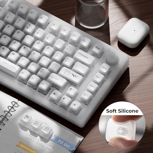 Teclas de sublimación retroiluminadas jalea para teclados mecánicos 6