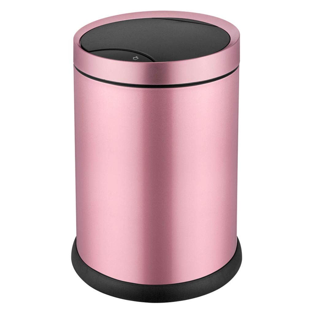 Sensor Trash Can Smart Dustbin Intelligent Waste Bin with Automatic Manual Close 10L Trash Bin Kitchen(E)