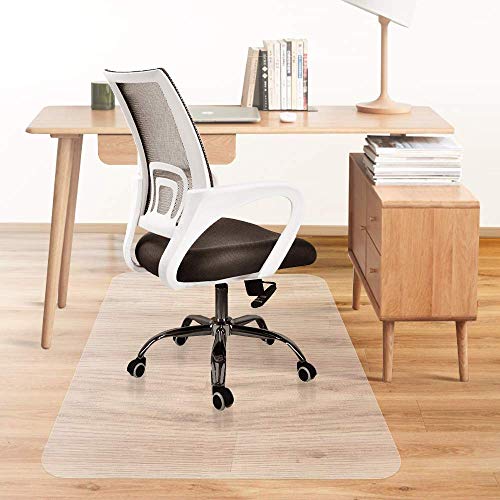 Office Desk Chair Mat Hardwood Floor Protector Heavy Duty Clear Recycled Polycarbonate BPA