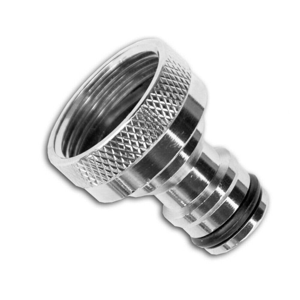 Brass Nickel Plated Hose Quick Connector 3/4" BSPF Garden Hose Fitting Tap Adaptor
