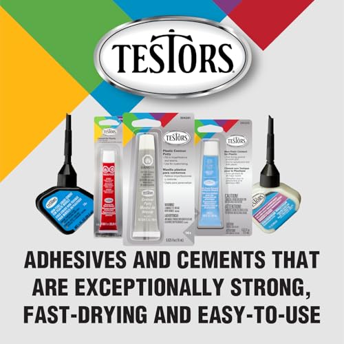 Testors Cemento para plástico 0.625 Fl Oz miniatura 2