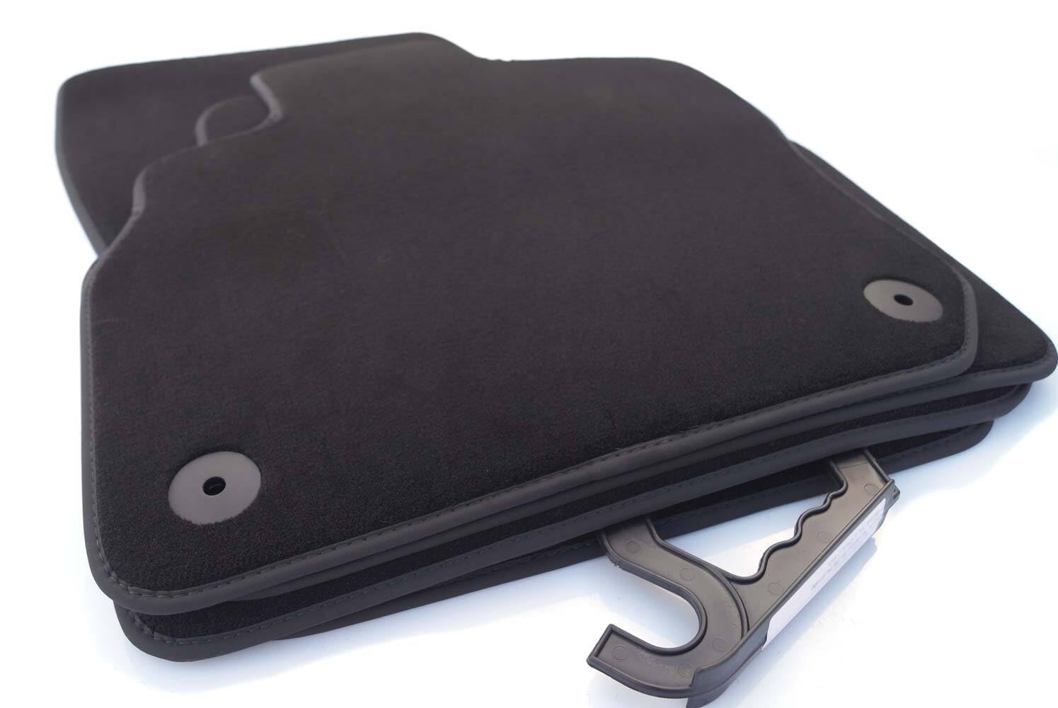 Matte Anti Rutsch Fußmatten Passend Für Skoda Superb 3 Premium Velours Schwarz Rand Skoda Superb Zubehör