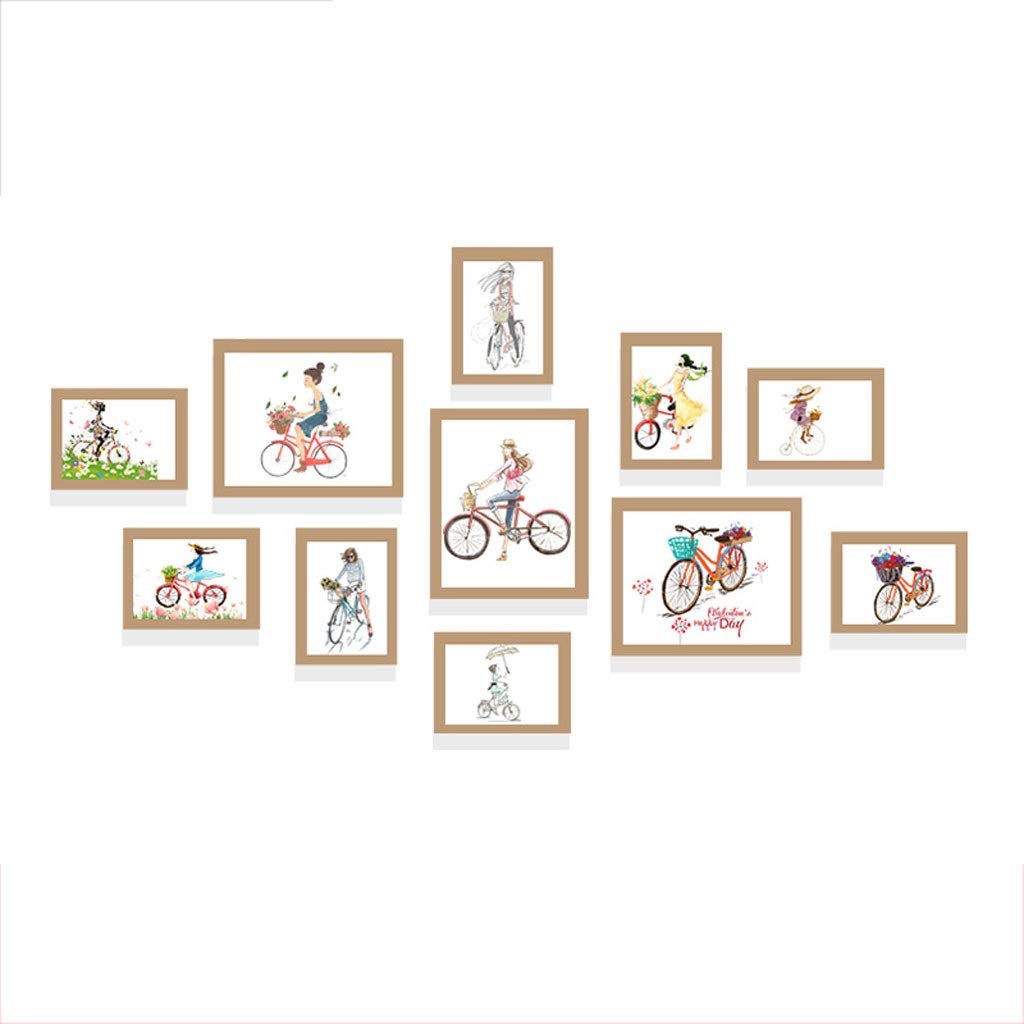 Cadres photo ensemble de mur lot de 11 pour harmoniser vos photos de famille
