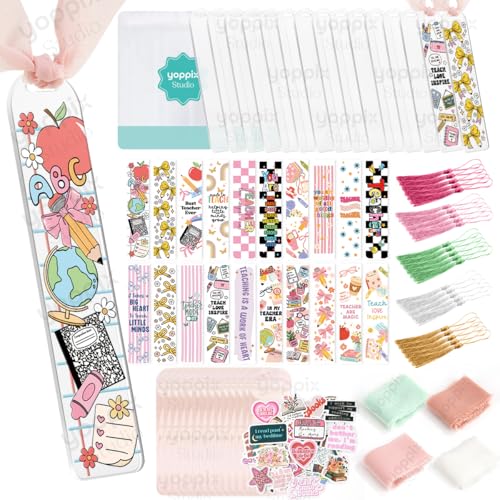 Marque-pages acrylique et stickers UV DTF pour vos ateliers de loisirs créatifs