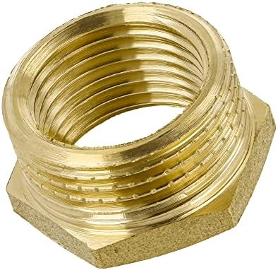 Brass Bush BSP REDUCING CONNECTORS 1/2 Male - 3/8 Female