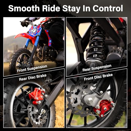 2-Stroke 50cc Mini Pit Bike