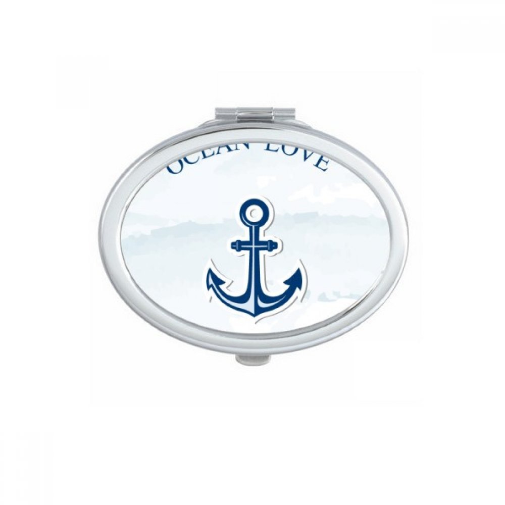 Cadeau multicolore miroir compact ancre de mer pour surprendre vos proches