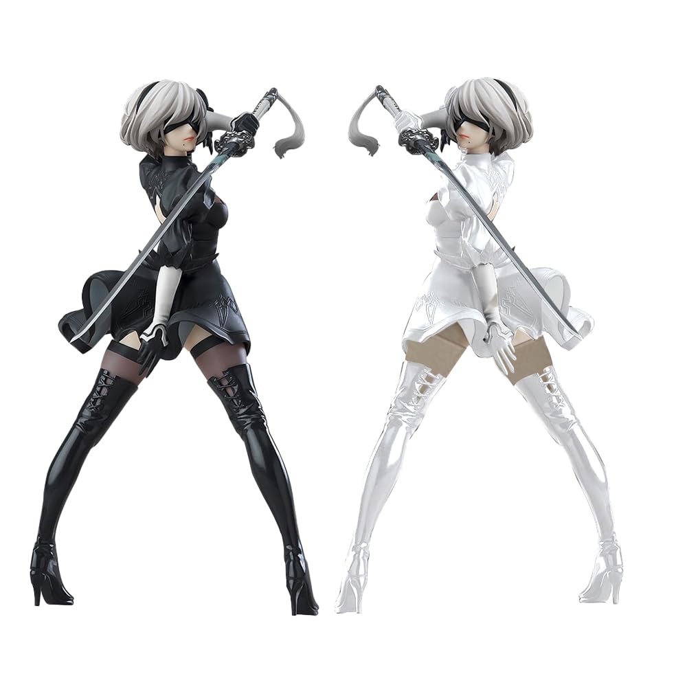 Zhongkaihua 2B Figure 17CM PVC No2 Type B Model Statue Anime Game Figurine 2Bautomata/2Byorha Action Figure Collectable Decorations Gifts