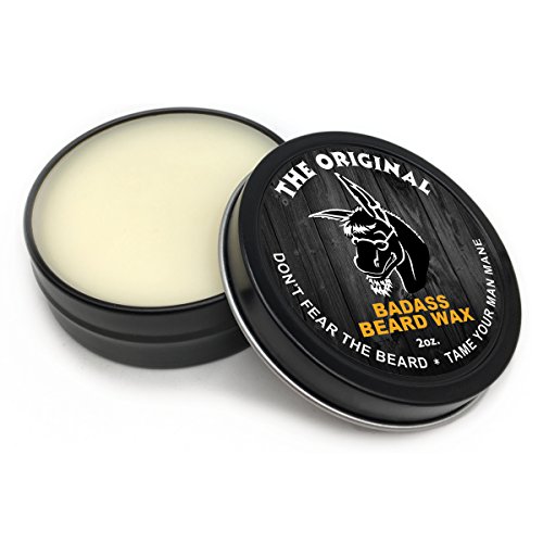 Beard Wax For Men - The Original, 2 oz - Softens Beard Hair, Leaves Your Beard Looking and Feeling More Dense