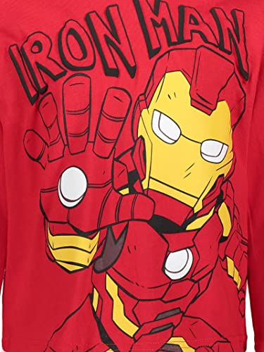 Marvel Avengers Toddler Boys 3 Pack Long Sleeve T-Shirts Iron Man/Miles Morales/Captain America 5T - image 9