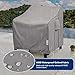 BOLTLINK Patio Chair Covers Waterproof, Heavy Duty Outdoor Furniture Covers Fits up to 31.5W x 33.5D x 36H inches -2 Pack Grey