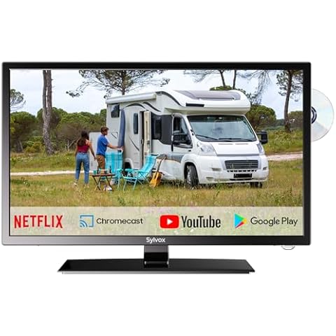 SYLVOX 27 Inch Smart TV with DVD Player Cover