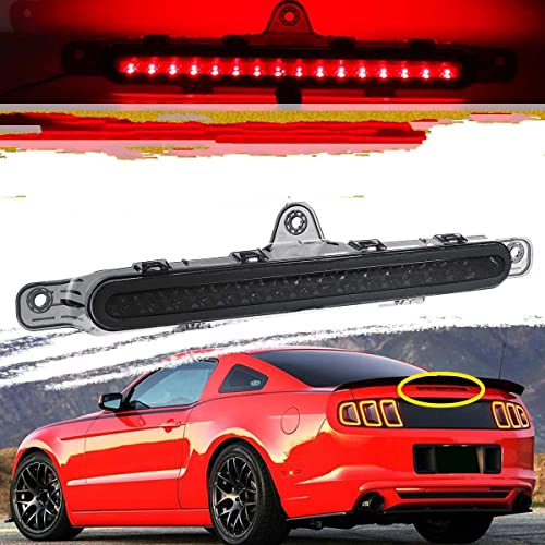 Feu stop arrière pour Mustang 2010-2014 : troisième feu bicolore rouge - 2