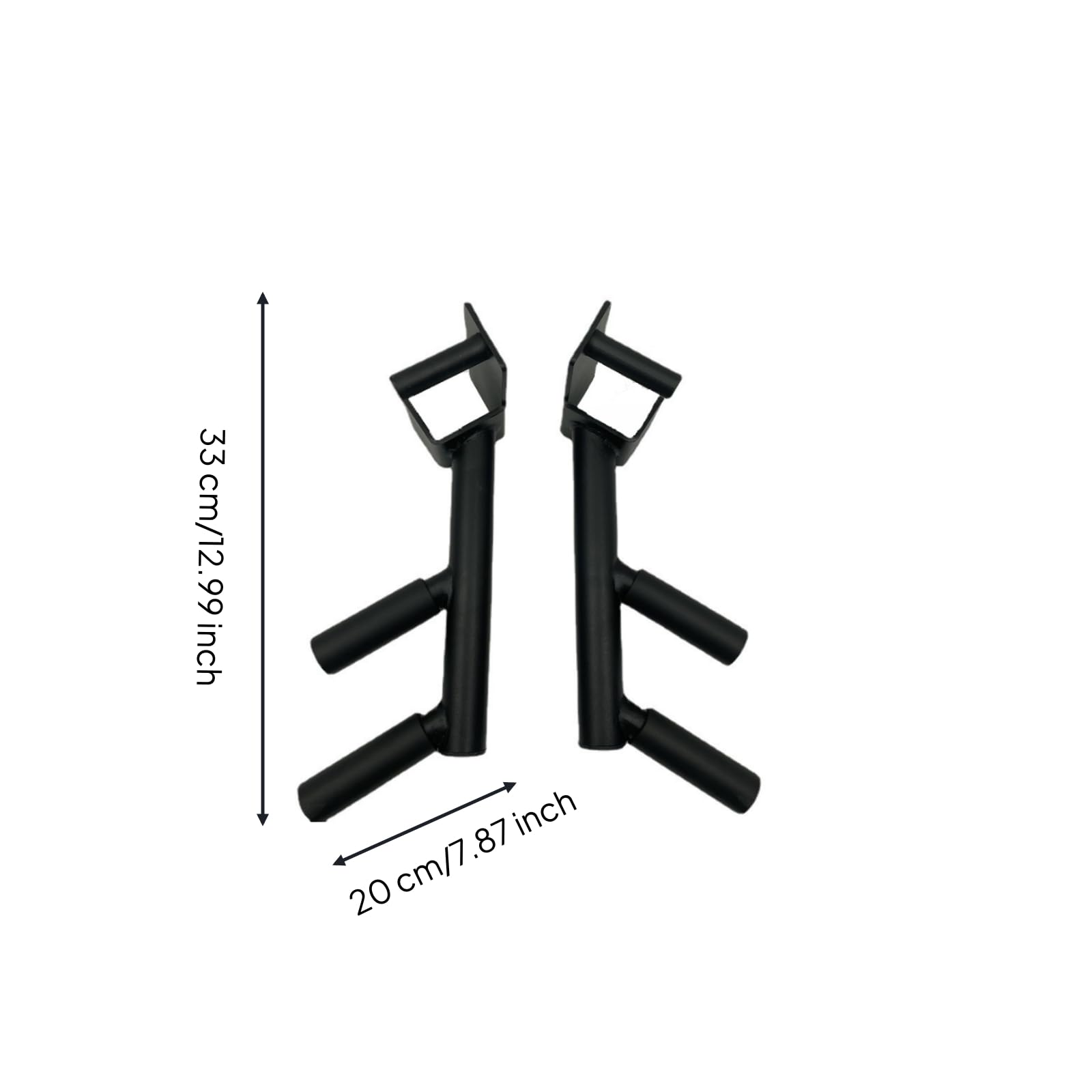 Mango para Equipo de Asa Empuñadura Accesorio con Doble Agarre Grupos Musculares Superiores Acero Q235 y Espuma, Para Tubo Cuadrado De 60 60mm, style to 1