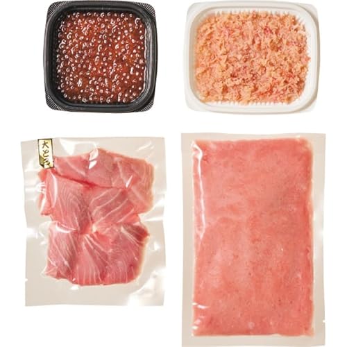 2025年お歳暮特別企画 本マグロ大トロネギトロ紅ずわいいくら醤油漬け丼