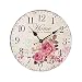 Produktbild FOKOM 12Zoll 30cm Holz Lautlos Vintage Wanduhr Uhr Wall Clock ohne Tickgeräusche
