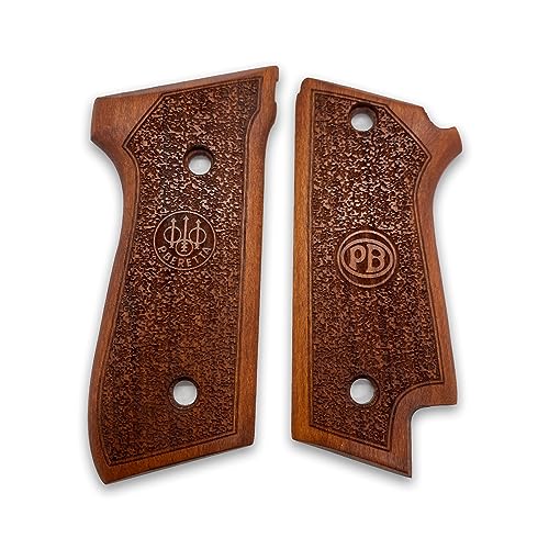 Poignée Beretta 92S artisanale en noyer massif Ars.04