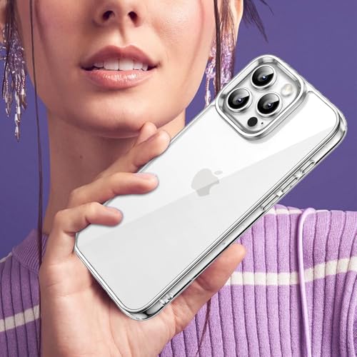 Image of KACA Clear Back Cover Case for Apple iPhone 14 Pro |Case for iPhone 14 Pro|Shockproof Bumper TPU Protective Design|Apple iPhone 14 Pro Back Cover- Transparent
