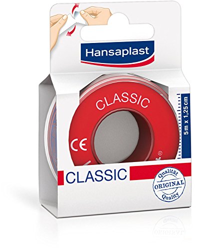 Hansaplast Fixierpflaster classic, 5 m x 1.25 cm, 1 Stück