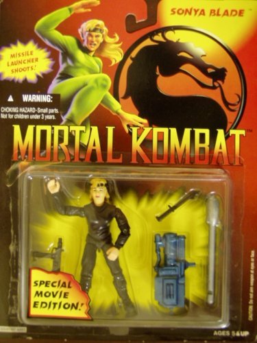 Mortal Kombat Sonya Blade Special Movie Edition Figure 1994 by hasbor