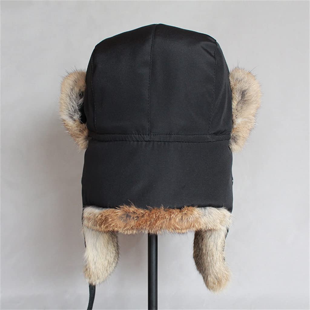 Herbst- und Wintermodelle für Herren und Damen, koreanische Version des warmen Gehörschutz-Lei-Feng-Huts (Farbe: D, Größe: 62 cm) (D 7 1/8)