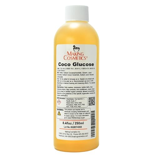 MakingCosmetics - Coco Glucose Surfactant - 8.4floz / 250ml - Cosmetic Ingredient