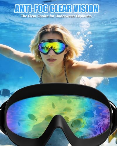 Aegend Swim Goggles for Adult Wide View Goggles for Pool Beach Essentials - image 4
