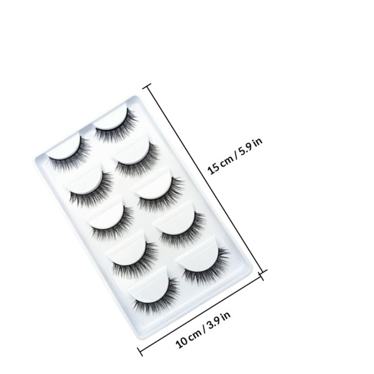 UKCOCO Faux Cils Naturels 3d, 10 Paires, Doux et Confortables, Accessoires de Maquillage pour Fille, pour Usage Quotidien et Soirées