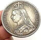 【PAQUETE】： 1 moneda. Nuestras monedas son réplicas para coleccionar y jugar. Los diseños se basan en materiales históricos reales. No las compre como si fueran monedas de colección originales. Vendemos estas réplicas para que su colección sea perfecta.