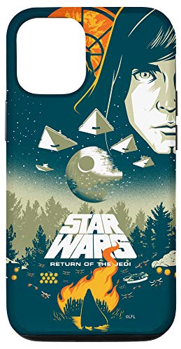 Iphone 12/12 Pro Star Wars Return Of The Jedi Illustrated Retro Movie Poster Case #TOP10