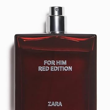 Zara For Him Red Edition Cologne for Men EDT Eau De Toilette 100 ML (3.4 FL OZ)