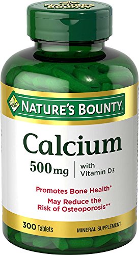 Nature’s Bounty Calcium Plus 500 Mg Vitamin D3, Immune Support & Bone Health, 300 Tablets #TOP2