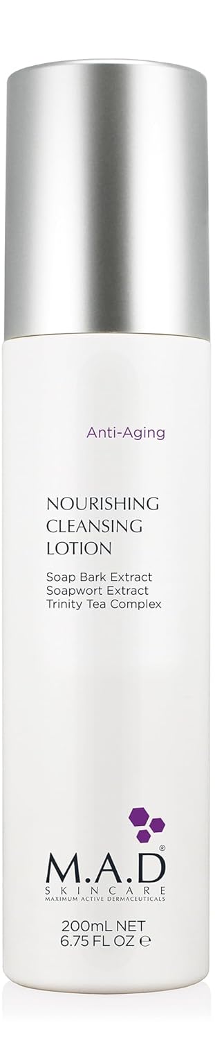 M.A.D Skincare Anti-Aging Nourishing Cleansing Lotion - Non-drying, Gentle Cleansing