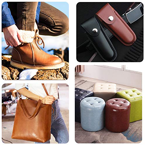 Qmnnma Waxed Thread 250M/273Yard, Leather Sewing Waxed Thread Cord, 150D Waxed Book Binding Thread, Waxed Coated Thread For Beginners Leather Craft Diy Bags Wallets, Shoe Repairing, Jewelry Making #TOP6