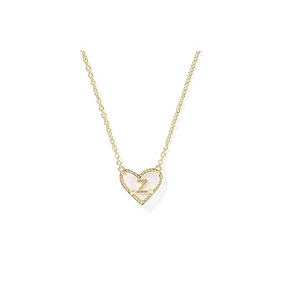 Kendra Scott Heart Letter Z Short Pendant Women