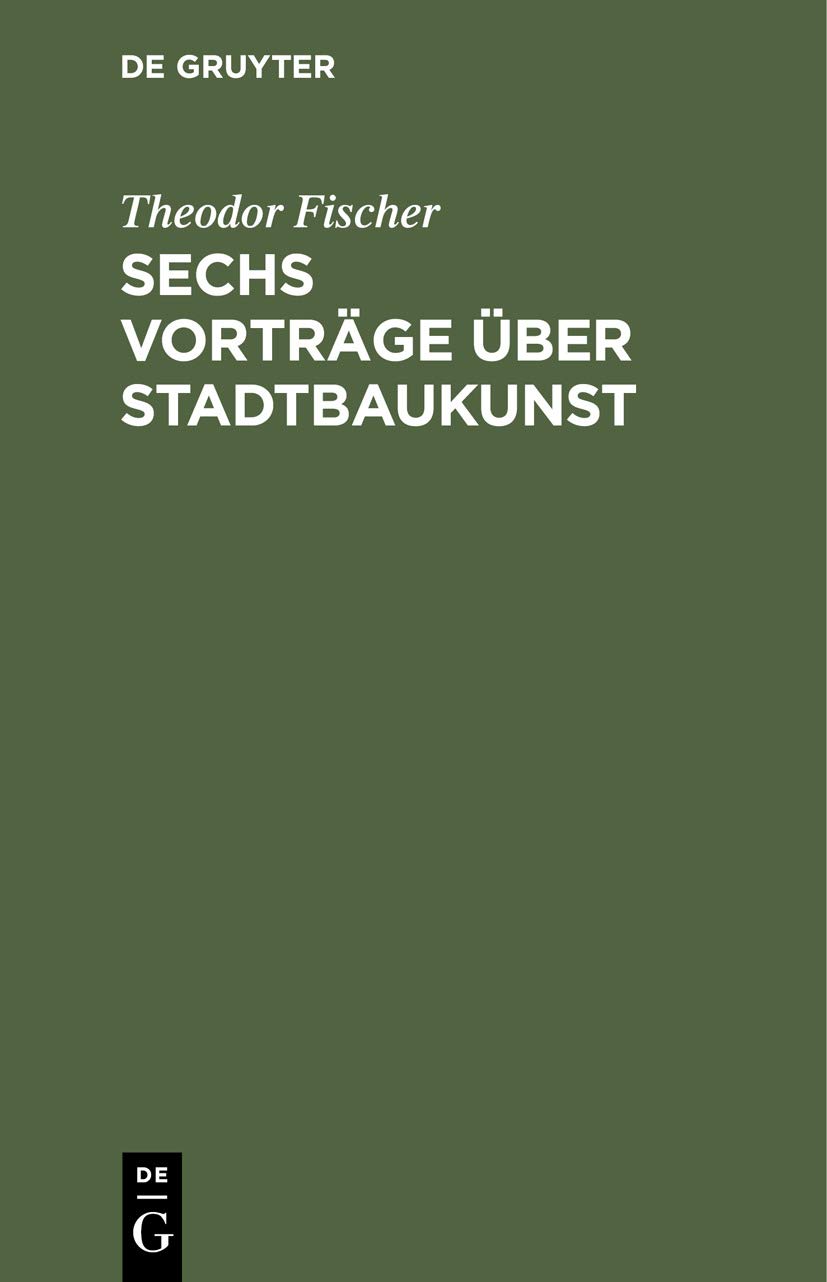 Sechs Vorträge Über Stadtbaukunst lecture inspiration table basse salon design