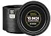 Hanna K. Signature Collection 50 Count Plastic Plate, 10-Inch, Black