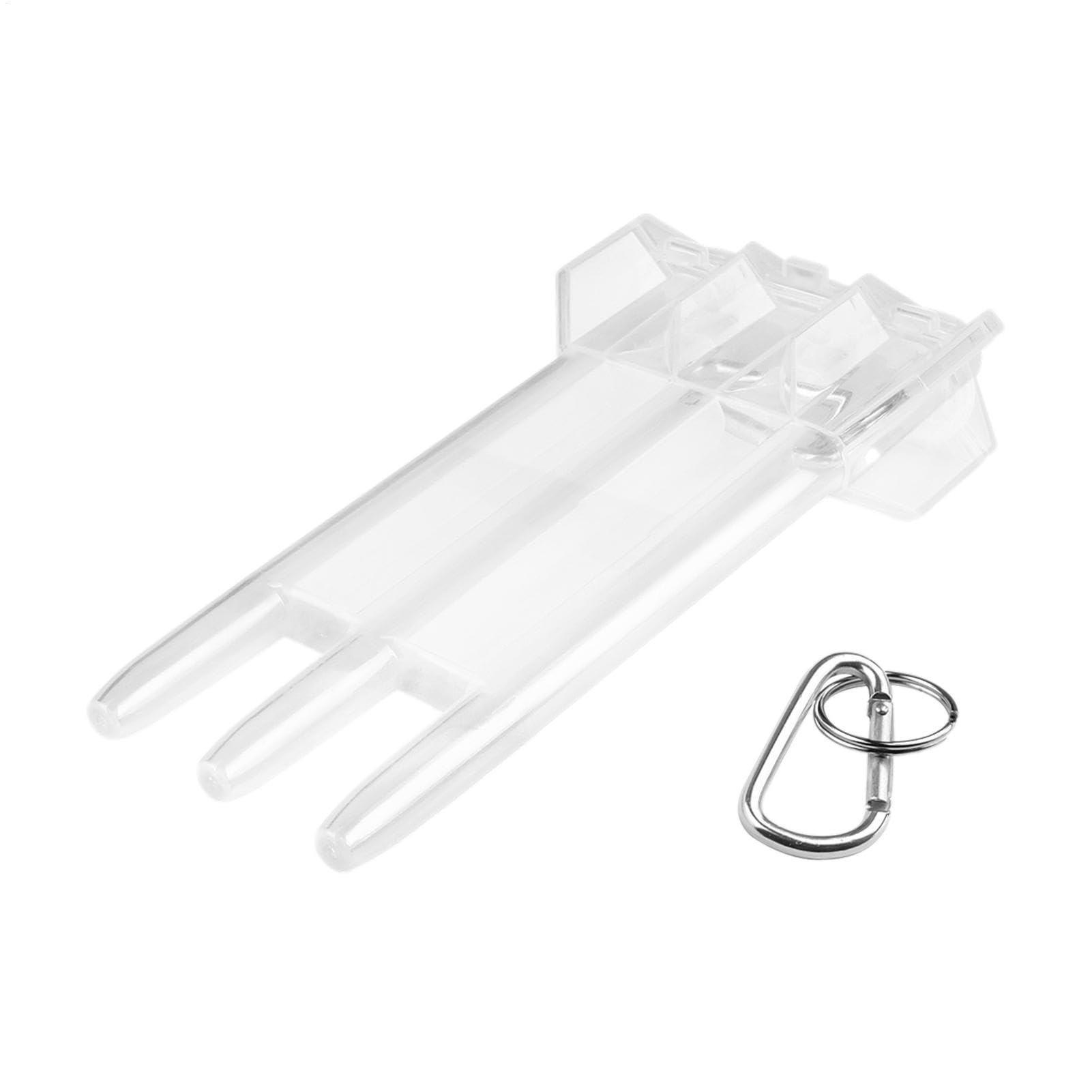 Dart Storage Box - Transparent Dart Holder | Soft Tip Dart Case with Lock Buckle, Durable Dart Wallet for Steel & Soft Tip Darts, Travel Dart Cases for Protection & Storage