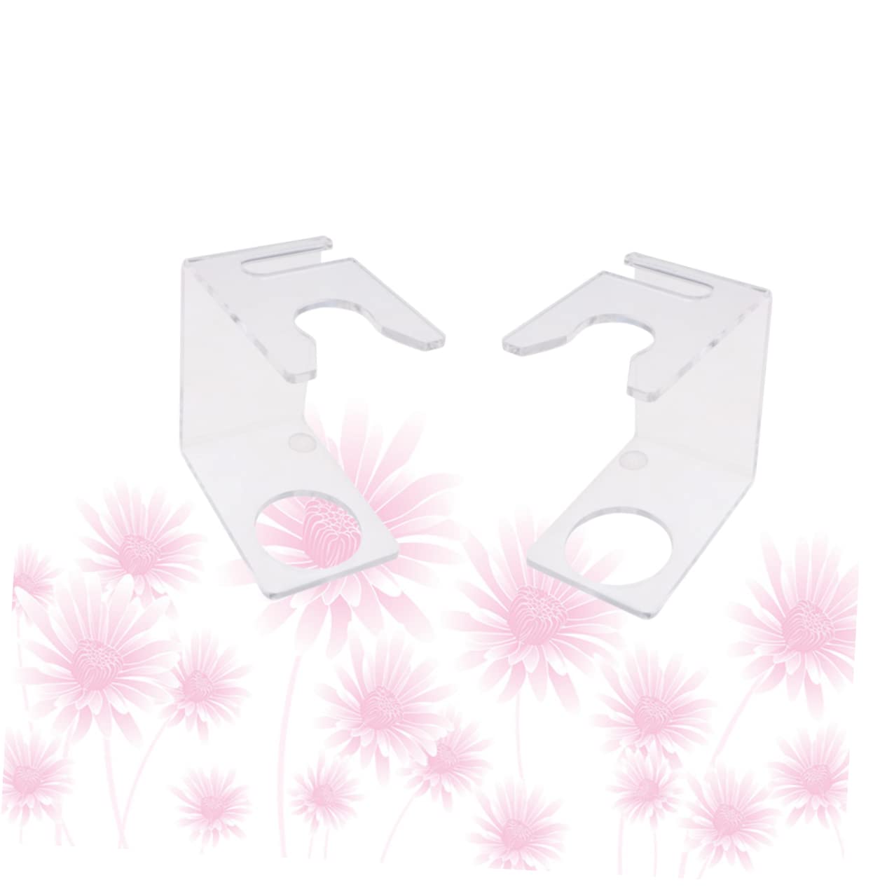 Didiseaon 2pcs Brush Base Holder Stand Styling Comb for Men Minimalist Mane Brush Rack for Travel